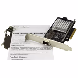 StarTech.com Carte réseau PCI Express à 1 port fibre optique 10 Gigabit Ethernet SFP+ ouvert - Chipset Intel - MM/SM - Vue supplémentaire 5