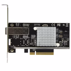 StarTech.com Carte réseau PCI Express à 1 port fibre optique 10 Gigabit Ethernet SFP+ ouvert - Chipset Intel - MM