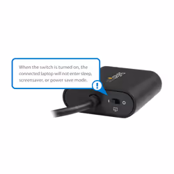 StarTech.com Adaptateur USB-C vers HDMI avec switch pour mode présentateur - 4K 60 Hz - Vue supplémentaire 4