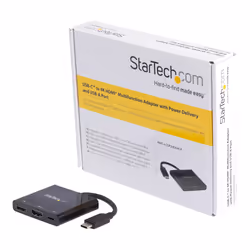 StarTech.com Adaptateur multifonction USB-C vers HDMI 4K avec USB Power Delivery et port USB-A - Vue supplémentaire 6