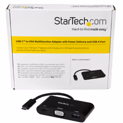 StarTech.com Adaptateur multifonction USB-C vers VGA avec port USB-A et Power Delivery - Vue supplémentaire 6