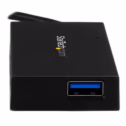 StarTech.com Concentrateur USB-C 4 Ports USB-A (USB 3.0 SuperSpeed 5Gbps) - Concentrateur de Charge Portable USB-C vers USB-A BC 1.2 avec Adaptateur Secteur