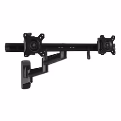 StarTech.com Support mural pour deux écrans - Bras articulés, 10 kg, 38,1 cm (15"), 61 cm (24"), 75 x 75 mm, 100 x 100 mm, No ...