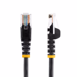 StarTech.com 45PAT5MBK câble de réseau Noir 5 m Cat5e U/UTP (UTP)
