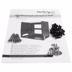StarTech.com Rack de serveur mural 8U en acier solide avec étagère intégrée - Vue supplémentaire 7