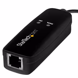 StarTech.com Modem Fax USB 2.0 - Modem Externe Matériel 56K Dial Up V.92 /Dongle/Adaptateur - Modem Fax pour PC Portable - Prise Téléphonique USB - Modem Données USB - Fax Réseau/CMR/POS