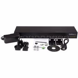 StarTech.com Hub série RS232 à 8 ports - Adaptateur USB vers 8x DB9 RS232 à montage en rack - Vue supplémentaire 4