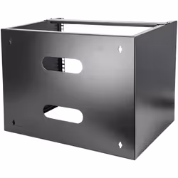 StarTech.com Support Mural pour Baie de Brassage 8U - Profondeur de 13,75" - Rack pour Panneau de Brassage 19" pour Équipement Réseau Peu Profond - Capacité de 36kg