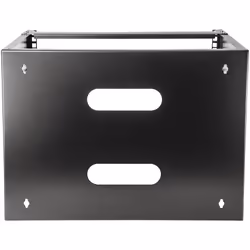 StarTech.com Support Mural pour Baie de Brassage 8U - Profondeur de 13,75" - Rack pour Panneau de Brassage 19" pour Équipement Réseau Peu Profond - Capacité de 36kg - Vue supplémentaire 4