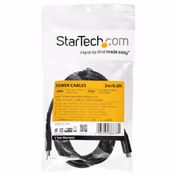StarTech.com Câble USB-C vers USB-C avec Power Delivery 5A de 2 m - USB 2.0 - Noir - Vue supplémentaire 4