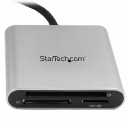 StarTech.com Lecteur et enregistreur multicartes USB 3.0 avec USB-C pour cartes mémoire SD, microSD et CompactFlash