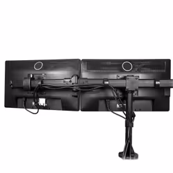 StarTech.com Support de Bureau Bras Triple pour Moniteur - Support VESA 3 Écran jusqu'à 27" - Mât Articulé/Réglable - Inclinaison/Pivotement/Rotation de l'Écran - Pince de Bureau/Anneau - Vue supplémentaire 5