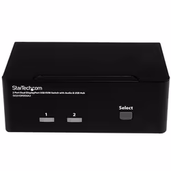 StarTech.com Switch KVM DisplayPort double affichage à 2 ports - 4K 60 Hz