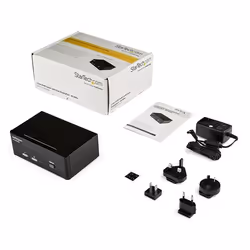 StarTech.com Switch KVM DisplayPort double affichage à 2 ports - 4K 60 Hz - Vue supplémentaire 4