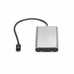 StarTech.com Adaptateur Thunderbolt 3 vers Double HDMI 2.0 - Adaptateur Vidéo Double Écran Thunderbolt 3 TB3 USB Type C vers HDMI 2.0 4K 60 Hz - Certifié Thunderbolt 3 - Mac et Windows - Vue supplémentaire 5