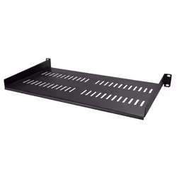 StarTech.com Étagère ventilée 1U pour rack serveur - Profondeur de 250 mm, Étagère, Noir, Acier, 20 kg, 1U, 482,6 mm