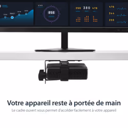 StarTech.com Support VESA pour Client Léger (jusqu'à 5kg) - Montage sous Bureau / Derrière Écran pour mini PC - Vue supplémentaire 16