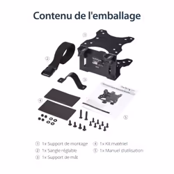 StarTech.com Support VESA pour Client Léger (jusqu'à 5kg) - Montage sous Bureau / Derrière Écran pour mini PC - Vue supplémentaire 17