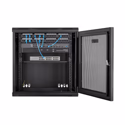 StarTech.com Rack serveur 12U à montage mural - Boîtier armoire serveur à charnières - Jusqu'à 40,6 cm de profondeur - Vue supplémentaire 6