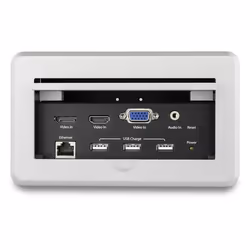 StarTech.com Boîtier de connexion pour table de réunion avec entrées DisplayPort, HDMI et VGA
