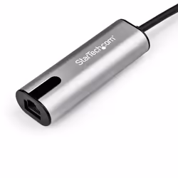 StarTech.com Adaptateur 2.5GbE USB C vers Ethernet NBASE-T NIC - Réseau Multi-Vitesse USB 3.0 Type C 2.5/1 Gigabit/100 Mbps/Portable USB 3.1 vers RJ45/LAN Compatible TB3/MacBook Pro Surface