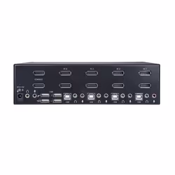 StarTech.com Switch KVM double affichage DisplayPort 4K 60 Hz à 4 ports avec hub USB 2.0 intégré - Vue supplémentaire 4