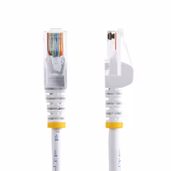 StarTech.com Câble réseau Cat5e sans crochet de 50 cm - Blanc - Vue supplémentaire 2