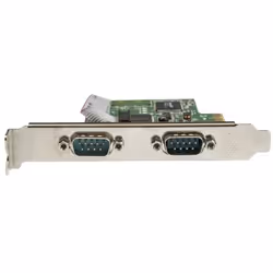 StarTech.com Carte PCI Express à 2 ports série DB9 RS232 - Adaptateur PCIe série avec UART 16C1050 - Vue supplémentaire 4