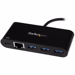 StarTech.com Adaptateur USB-C vers Gigabit Ethernet avec hub USB 3.0 à 3 ports et USB Power Delivery - Vue supplémentaire 4