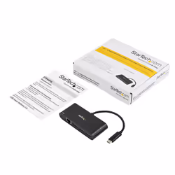 StarTech.com Adaptateur USB-C vers Gigabit Ethernet avec hub USB 3.0 à 3 ports et USB Power Delivery - Vue supplémentaire 5