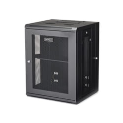 StarTech.com Rack serveur 15U à montage mural - Boîtier armoire serveur à charnières - Jusqu'à 40,6 cm de profondeur