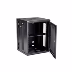 StarTech.com Rack serveur 15U à montage mural - Boîtier armoire serveur à charnières - Jusqu'à 40,6 cm de profondeur - Vue supplémentaire 5