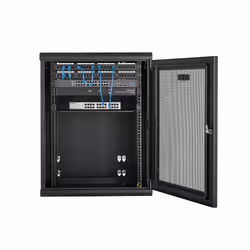 StarTech.com Rack serveur 15U à montage mural - Boîtier armoire serveur à charnières - Jusqu'à 40,6 cm de profondeur - Vue supplémentaire 6