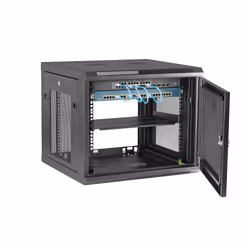 StarTech.com RK920WALM étagère 9U Rack monté sur le mur Noir - Vue supplémentaire 4