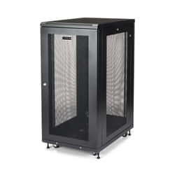 StarTech.com Armoire Rack Serveur 24U 19" - Profondeur Réglable (5-76,2cm/2-30") pour Équipement Réseau avec Roulettes, Gestion des Câbles et Verrouillage Dell PowerEdge HP ProLiant ThinkServer