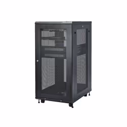 StarTech.com Armoire Rack Serveur 24U 19" - Profondeur Réglable (5-76,2cm/2-30") pour Équipement Réseau avec Roulettes, Gestion des Câbles et Verrouillage Dell PowerEdge HP ProLiant ThinkServer