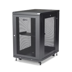 StarTech.com Armoire Rack Serveur 18U 19" - Profondeur Réglable (5-76,2cm/2-30") pour Équipement Réseau avec Roulettes, Gestion des Câbles et Verrouillage Dell PowerEdge HP ProLiant ThinkServer