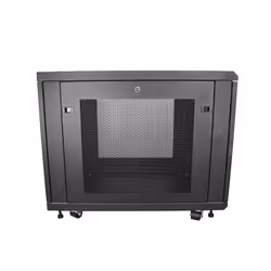 StarTech.com Armoire Rack pour Serveur 12U 19" - Profondeur Réglable (5-76,2cm/2-30") pour Équipement Réseau avec Roulettes, Gestion de Câbles, Étagère et Verrouillage Dell PowerEdge HP ProLiant ThinkServer