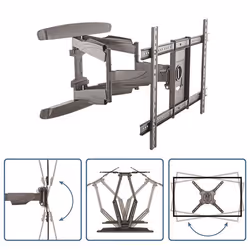 Ventronic Support mural pour télévision à écran plat - Multidirectionnel - Acier robuste - Vue supplémentaire 6