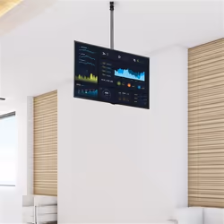 StarTech.com Support plafond long pour télévision à écran plat - Multidirectionnel - Poteau de 2,5 m à 2,9 m - Vue supplémentaire 6