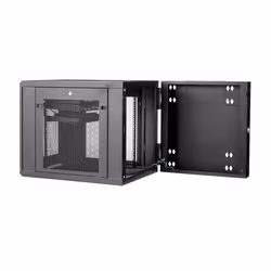 StarTech.com Rack serveur 12U à montage mural - Boîtier armoire serveur à charnières - Jusqu'à 81,2 cm de profondeur - Vue supplémentaire 5