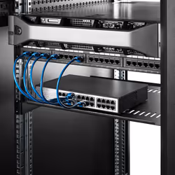 StarTech.com Étagère pour Rack de Serveur 1U - Plateau Cantilever Universel Ventilé pour Rack et Armoire d'Équipement Réseau 19" - Acier Haute Résistance - Capacité de Poids 20kg - Étagère de 40,6cm de Profondeur - Vue supplémentaire 4