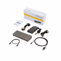 StarTech.com Dock Thunderbolt 3 pour PC portable - Station d'Accueil à Double Écran - Dual 4k 60Hz Displayport - 85W Power Delivery, Hub USB 3.0 6 Ports, SD 4.0, GbE, Audio - Windows & Mac - Vue supplémentaire 5