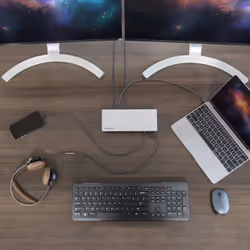 StarTech.com Dock Thunderbolt 3 pour PC portable - Station d'Accueil à Double Écran - Dual 4k 60Hz Displayport - 85W Power Delivery, Hub USB 3.0 6 Ports, SD 4.0, GbE, Audio - Windows & Mac - Vue supplémentaire 6