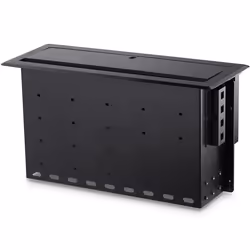 StarTech.com BOX4MODULE range-câbles Bureau Boîtier de câbles Noir 1 pièce(s)