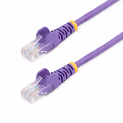 StarTech.com Câble réseau Cat5e sans crochet de 10 m - Violet, 10 m, Cat5e, U/UTP (UTP), RJ-45, RJ-45