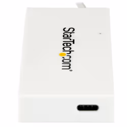 StarTech.com Hub USB-C à 4 Ports avec 1x USB-C & 3x USB-A SuperSpeed - Alimenté par Bus - Hub USB 3.0 Portable - USB 3.2 Gen 1 (5Gbps) Type-C - Blanc - Vue supplémentaire 4