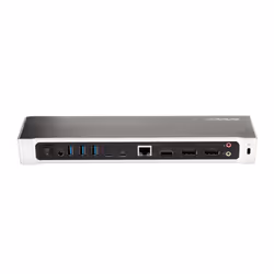 StarTech.com Station d'accueil USB-C triple affichage 4K pour PC portable - 2x DP 1x HDMI - Power Delivery