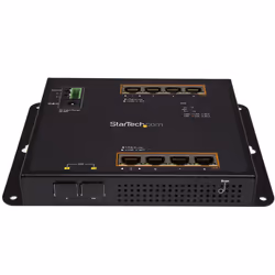 StarTech.com Switch Gigabit Ethernet géré à 8 ports PoE+ avec 2 connexions SFP - Fixation murale et accès en façade