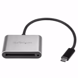 StarTech.com Lecteur et enregistreur de cartes CFast 2.0 USB 3.0 - USB-C, CFast, CFast 2.0, Noir, Argent, 6000 Mbit/s, Alumin ...